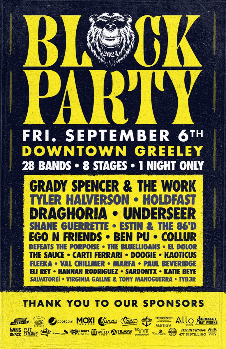 Block Party 2024 poster